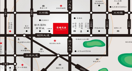 区位图 